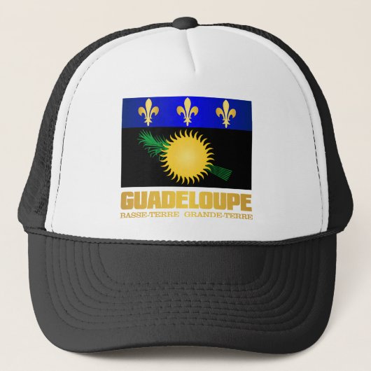 Guadeloupe vlag trucker pet (Voorkant)