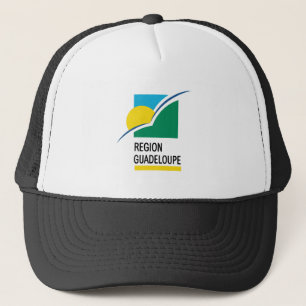 Guadeloupe vlag trucker pet