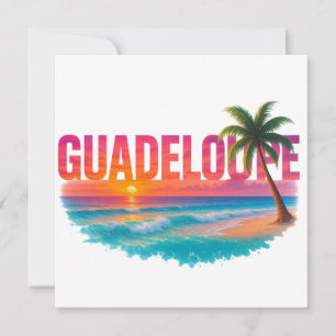 Guadeloupe Zonsondergang Tropisch
