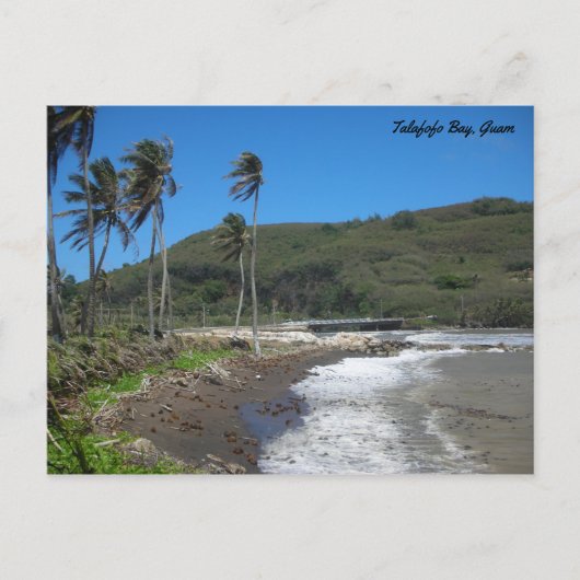 GUAM 671 Talafofo Bay Briefkaart (Voorkant)