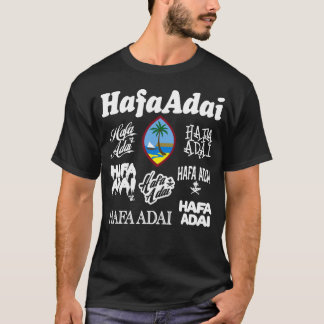 GUAM A COURU 671 Hafa Adai Sur Un T-Shirt De Sceau