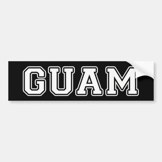 Guam Bumpersticker (Voorkant)