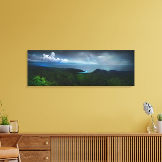 GUAM Cetti Bay Canvas Afdruk (Insitu (Woonkamer))