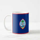 Guam Drapeau en céramique Mug (Gauche)