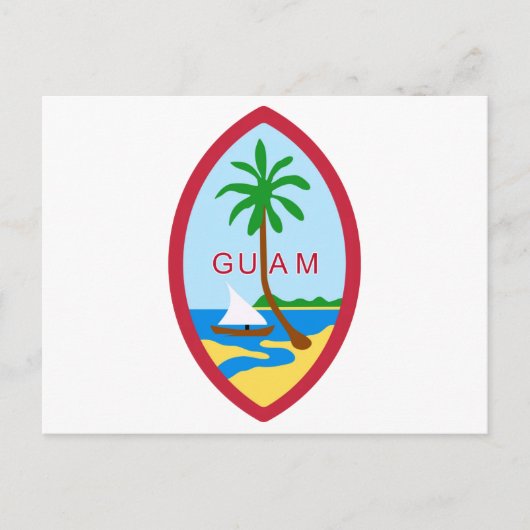 GUAM - embleem/vlag/wapen/symbool Briefkaart (Voorkant)