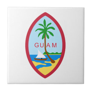 GUAM - embleem/vlag/wapen/symbool Tegeltje