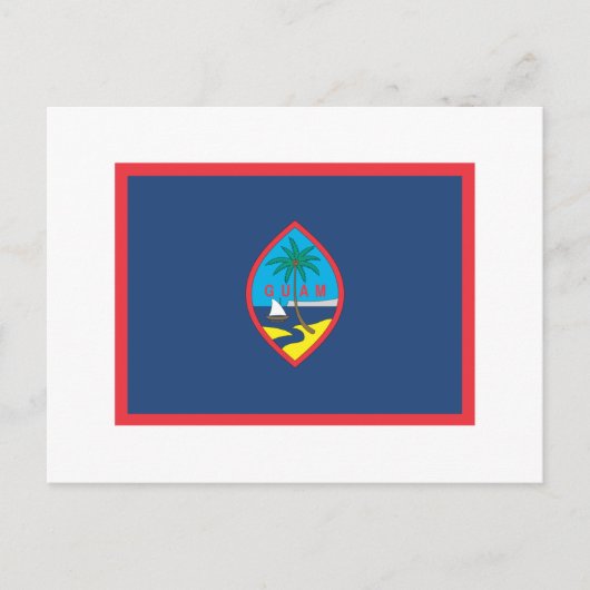 GUAM FLAG BRIEFKAART (Voorkant)