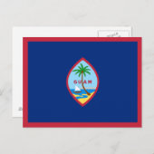 Guam Flag Briefkaart (Voorkant / Achterkant)
