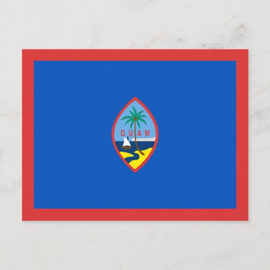 Guam Flag Briefkaart (Voorkant)