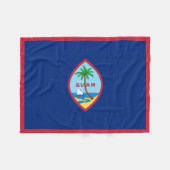 Guam Flag Fleece Deken (Voorkant (Horizontaal))