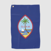 Guam Flag Golfhanddoek (Voorkant)