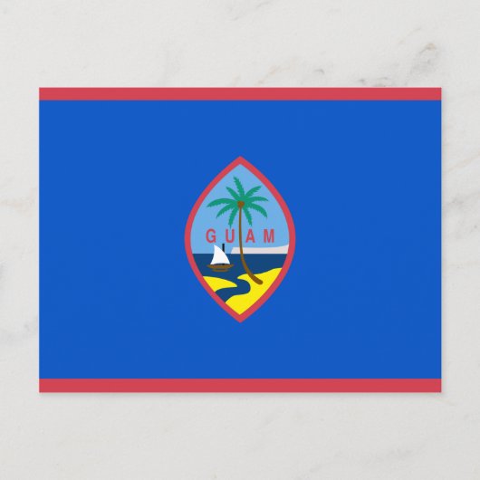 Guam Flag GU Briefkaart (Voorkant)