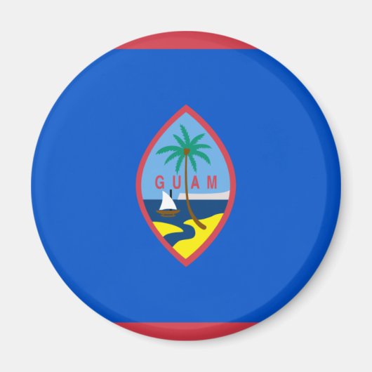 Guam Flag Magneet (Voorkant)