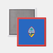 Guam Flag Magnet Magneet (Voorkant / Achterkant)