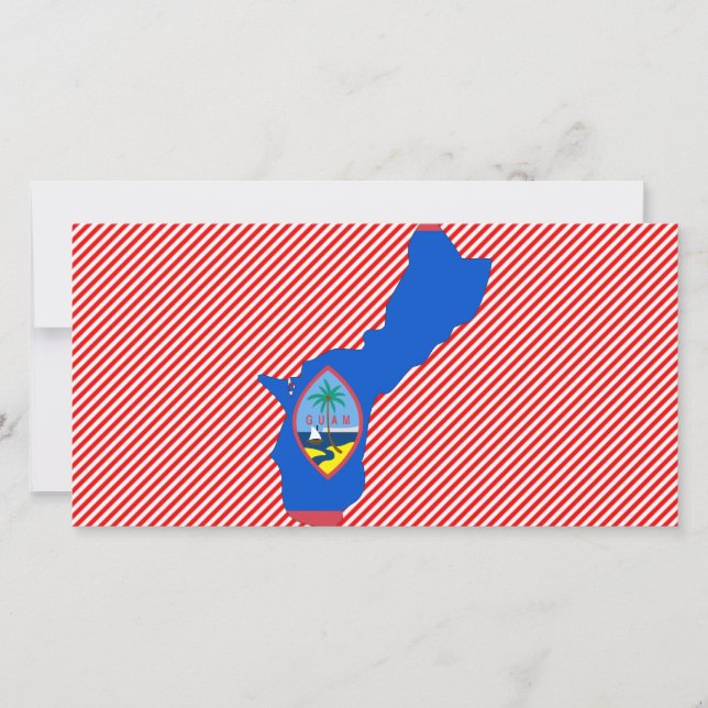 Guam Flag Map (Voorkant)