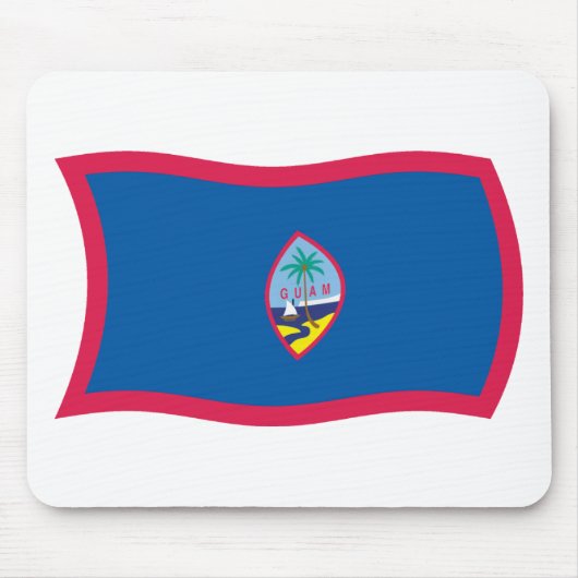 Guam Flag Mousepad Muismat (Voorkant)