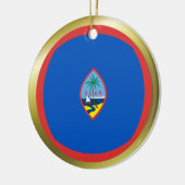 Guam Flag Ornament (Links)