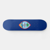 Guam Flag Skateboard (Horizontaal)