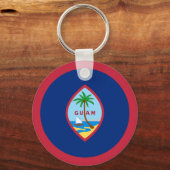 Guam Flag Sleutelhanger (Voorkant)