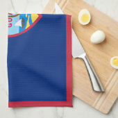 Guam Flag Theedoek (Quarter Fold)