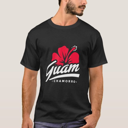 Guam Flower Pacific Islands T-shirt (Voorkant)