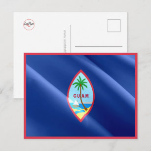 Guam - Golfvlag - Briefkaart