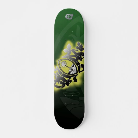 Guam Graffiti Deck II Skateboard (Voorkant)