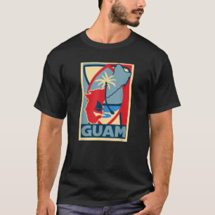 Guam Graphic Design Hope Geïnspireerd Duisternis T-shirt