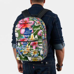 Guam Guamanina Chamorro Bag Bedrukte Rugzak