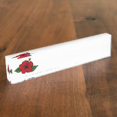 Guam Hibiscus Nom Plaque & Bureau Signes (Taille)