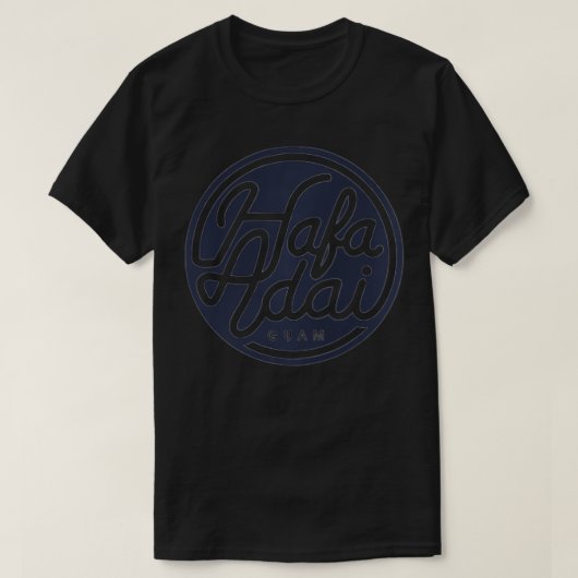 Guam Islander Hafa Adai Chamorro Front Back Print T-shirt (Design voorkant)