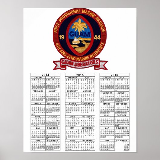 GUAM LIBERATORS POSTER (Voorkant)