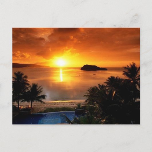 Guam Post Card Briefkaart (Voorkant)