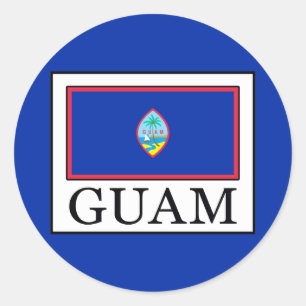 Guam Ronde Sticker
