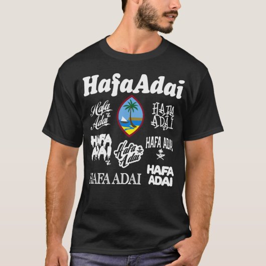 GUAM RUN 671 Hafa Adai All Over Seal T-Shirt (Voorkant)