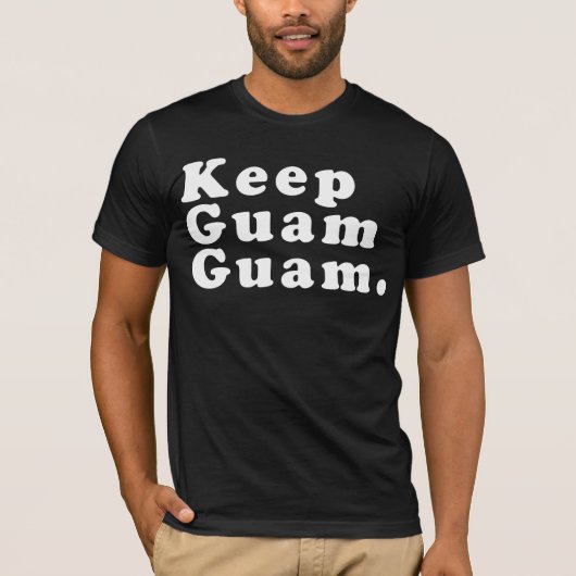 GUAM RUN 671 Keep Guam T-shirt (Voorkant)