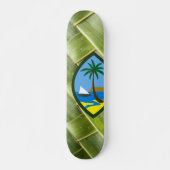 GUAM RUN 671 kokosweefsel Skateboard (Voorkant)
