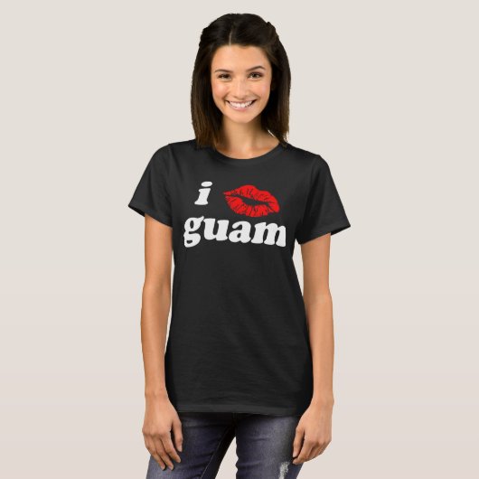 GUAM RUN 671 Lips I T-shirt (Voorkant volledig)