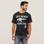 GUAM RUN 671 Pistool Beach T-shirt (Voorkant volledig)