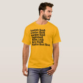 GUAM RUN 671 Surf spots T-shirt (Voorkant volledig)