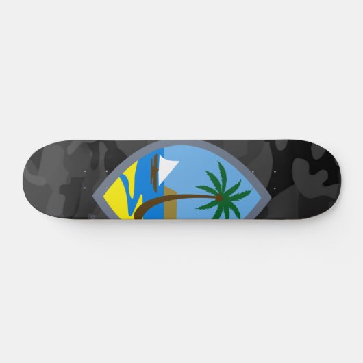 GUAM RUN 671 Urban Camo Seal II Skateboard (Horizontaal)