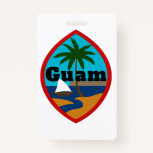 Guam Seal Bagagelabel Badge