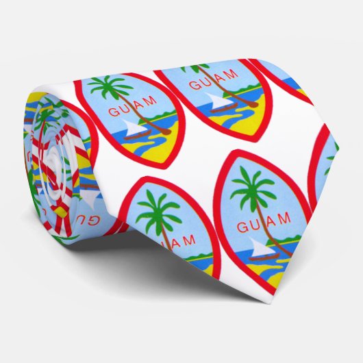 Guam Seal Stropdas (Opgerold)