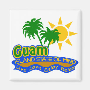 Guam State of Mind magnet Magneet