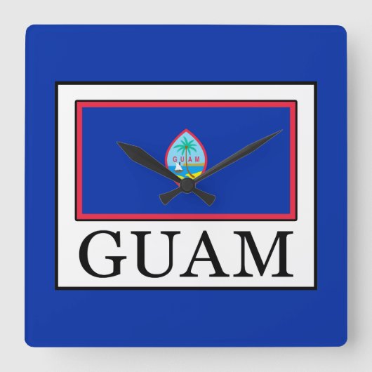 Guam Vierkante Klok (Voorkant)