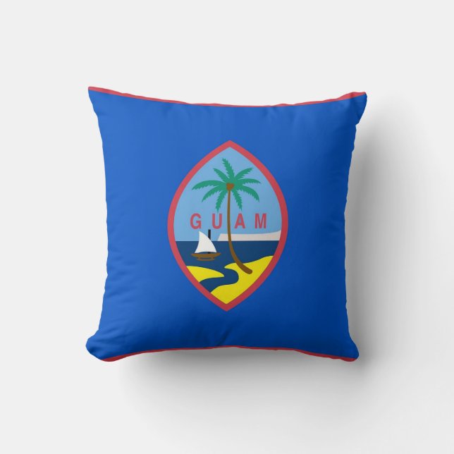 Guam vlag Amerikaanse MoJo kussen (Voorkant)
