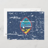  GUAM-vlag Briefkaart (Voorkant / Achterkant)