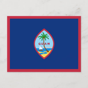 Guam Vlag Briefkaart
