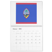 Guam vlag embleem kalender (Feb 2026)