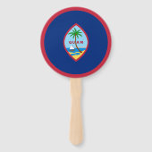 Guam-vlag Handwaaier (Achterkant)